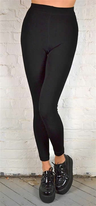 200 Denier Footless Tight Black